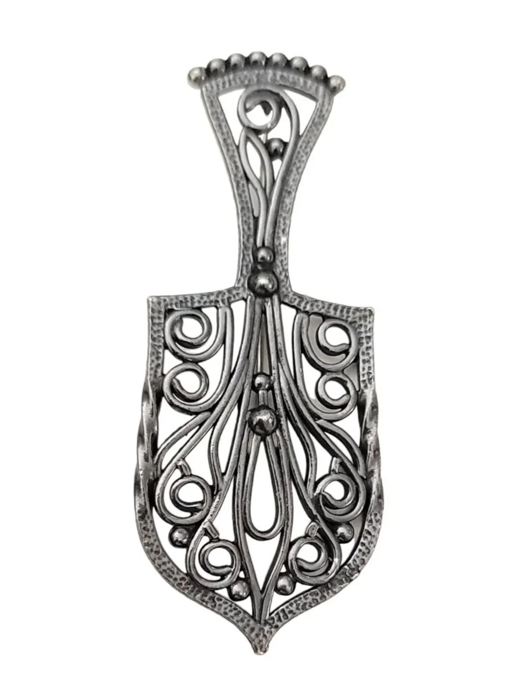 Napier Spatula Brooch, Signed K292